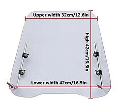 Wind screen with mounting