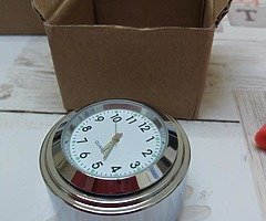 Motorbike handle bar clock