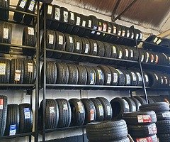 Brand new tyres