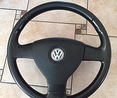 Steering wheel vw passat b6, vw golf mk5
