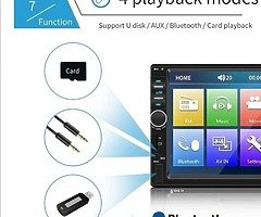 7" MP5 Bluetooth car radio, touch screen & mirror link+reversing camera - Image 4/10