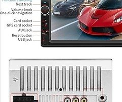 7" MP5 Bluetooth car radio, touch screen & mirror link+reversing camera - Image 6/10