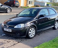 Black 2003 Vauxhall Corsa SXI 1.2 petrol for sale, may swap or P/X