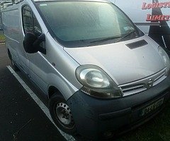 Nissan Primastar breaking only
