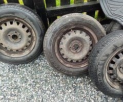 5 new tyres and rims