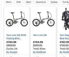 Tern Link C8 2019 Folding bike