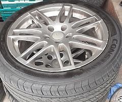 17inch rs4 alloys with tyres