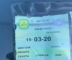 Toyota Corolla 2002 - Image 4/5
