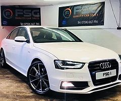 AUDI A4 S LINE IBIS WHITE