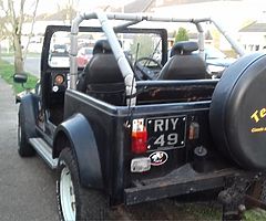Ford eagle kit jeep 1973 converted to diesel vintage road tax €56 NCT exempt