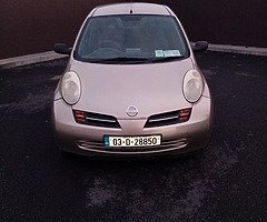 Nissan Micra taxed and NCT