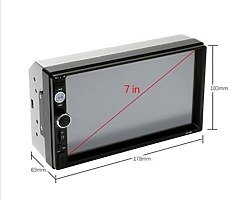 7 inch Bluetooth mp5 car radio video phone mirroring + 12 Led reversing camera free