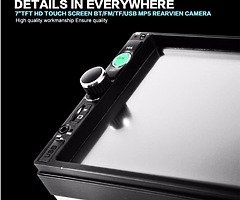 7 inch Bluetooth mp5 car radio video phone mirroring + 12 Led reversing camera free - Image 4/10