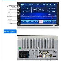 7 inch Bluetooth mp5 car radio video phone mirroring + 12 Led reversing camera free - Image 7/10