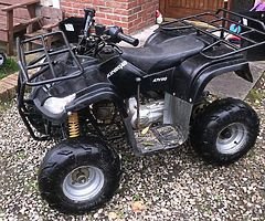 110cc semi automatic quad