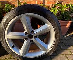 Audi sline genuine oem alloys good Tyres - Image 4/7
