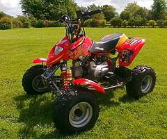 Good quad will swop for a motorbike ?? Not long after getting a new engine