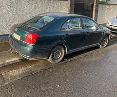 Toyota avensis 2005 nctd 05/20 taxed 01/20 diesel manual - Image 4/8