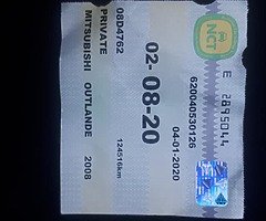 08 outlander NEW NCT. SAT NAV. 7 SEATER. A/C. Low mileage