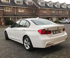 BMW 3-Series saloon white diesel 2014 - Image 4/7