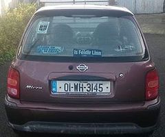 I am looking for a 02 Nissan micra