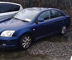 2005 Toyota avensis nct 05/20 1.6 petrol