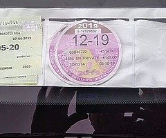 2005 Toyota avensis nct 05/20 1.6 petrol