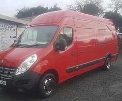 Renault master tax doe , extra long extra high twin wheel 210 miles