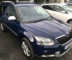 151 Skoda Yeti Outdoor 140bhp 4X4 with only 60k miles, 6 Speed Manual, NCT 01/21, €16,950