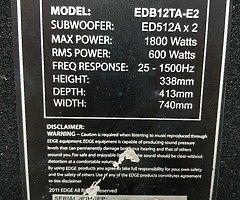 edge edb12ta-e2 - Image 5/5