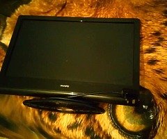 Flat screen TV working a 