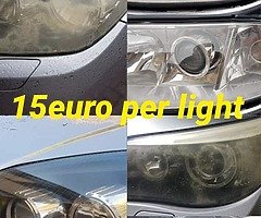 Head light restoration 15euro per light
