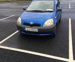 2002 Yaris 1.0 nct and tax