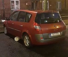 Renou scenic 2006 1,6 petrol nct 08 2020 7 locuri swap