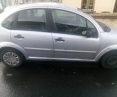 05 Citroen c3 ncted and taxed until end of the month