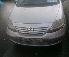 05 Citroen c3 ncted and taxed until end of the month