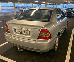 2005 corolla nct&taxed