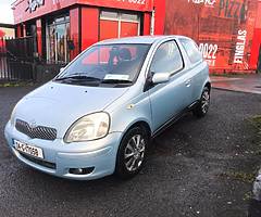 Toyota Yaris Nct&tax