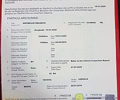 2016 TOYOTA COROLLA - Image 9/10