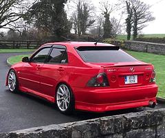 Is200 Kitted Red color that is not just visible