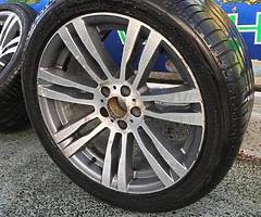 X5 20” genuine alloys excellent condition tyres