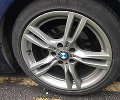 Bmw F30 m sport 18” alloys wheels