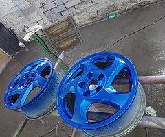 Alloy wheel refurbishment