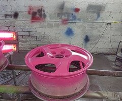 Alloy wheel refurbishment