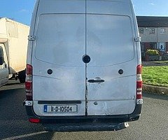 Mercedes sprinter extra long van