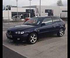 Breaking 1.6 sr corolla