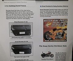 Harley softail bags on ghost quick release brackets - Image 3/4