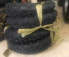 LT50 tyres, Castrol 747 2 stroke!!!