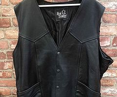 Motorcycle leather waist coat motorbike biker - Image 4/4