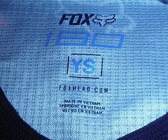 Kids Fox 180 MX Jersey & Pants.